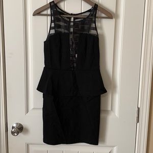 Black cocktail dress